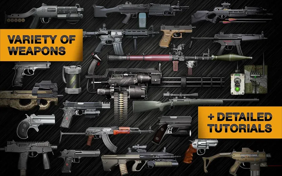 Weaphones™ Gun Sim Vol1 Armory (Уипхоунс Ган Сим Вол1 Армори) МОД/Взлом [Меню, Бесконечные монеты и Открытые уровни] Screenshot 5