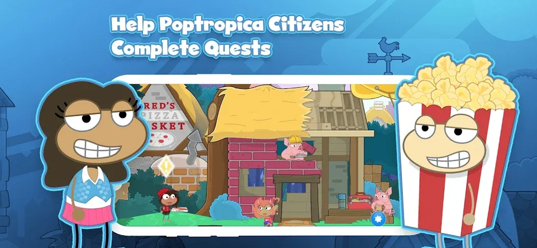 Poptropica: Fun Kids Adventure (Поптропика) МОД/Взлом [Бесконечные деньги, Монеты и Мега MOD] Screenshot 3