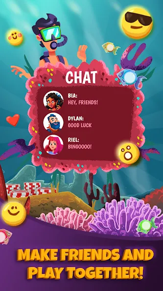 Praia Bingo: Slot & Casino (Прэйя Бинго) МОД/Взлом [Много монет, Открытые уровни и Мега MOD] Screenshot 3