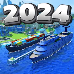 Скачать Sea Port: Cargo Boat Tycoon Взлом (Много денег) на Андроид бесплатно