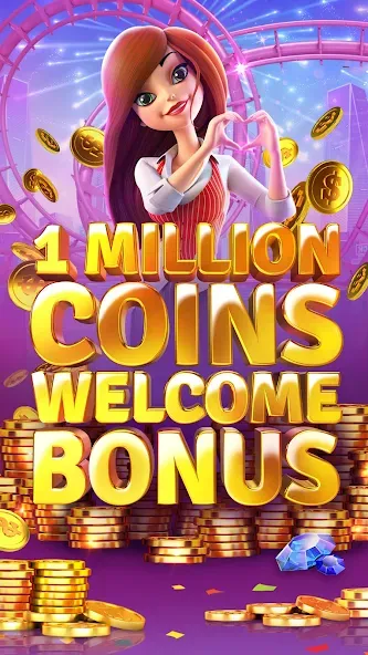 Slotomania™ Slots Casino Games (Слотомания) МОД/Взлом [Все открыто, Дополнительные деньги и Меню MOD] Screenshot 2
