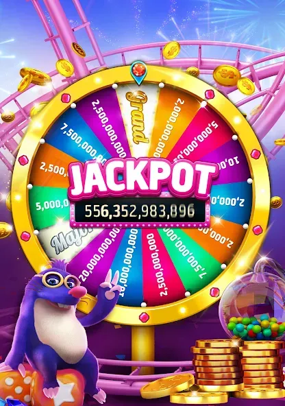 Slotomania™ Slots Casino Games (Слотомания) МОД/Взлом [Все открыто, Дополнительные деньги и Меню MOD] Screenshot 3