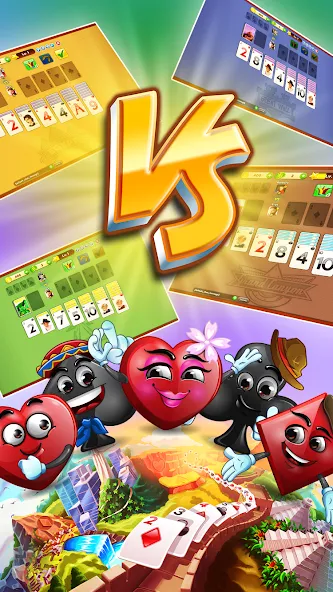 Solitaire Journey (Солитер Джорни) МОД/Взлом [Много монет, Открытые уровни и Мега MOD] Screenshot 1