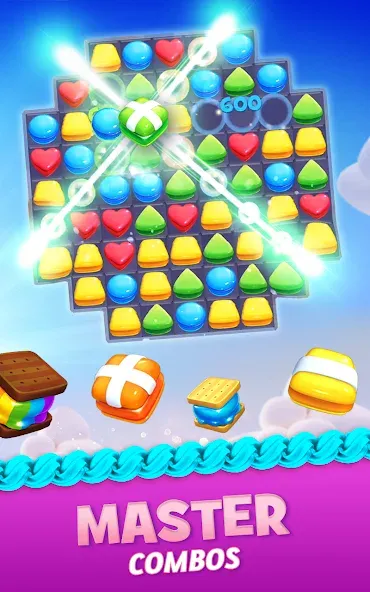 Cookie Jam Blast™ Match 3 Game (Куки Джем Бласт) МОД/Взлом [Деньги, Монеты и Меню MOD] Screenshot 5