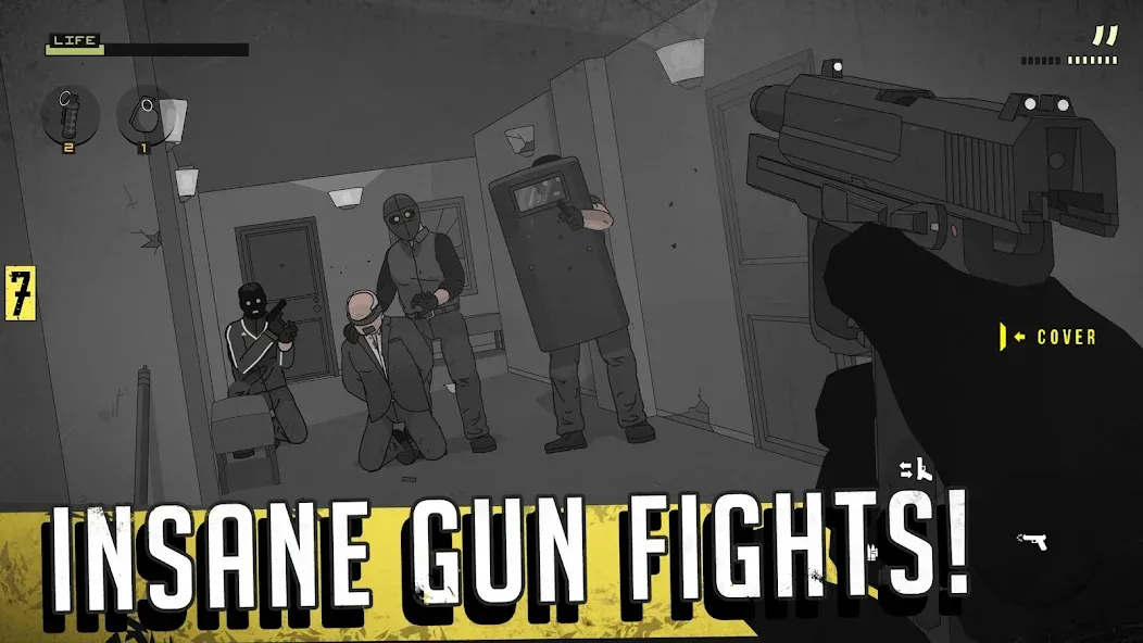 SIERRA 7 - Tactical Shooter (Сьерра 7) МОД/Взлом [Меню, Бесконечные монеты и Открытые уровни] Screenshot 1