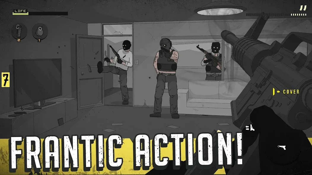 SIERRA 7 - Tactical Shooter (Сьерра 7) МОД/Взлом [Меню, Бесконечные монеты и Открытые уровни] Screenshot 2