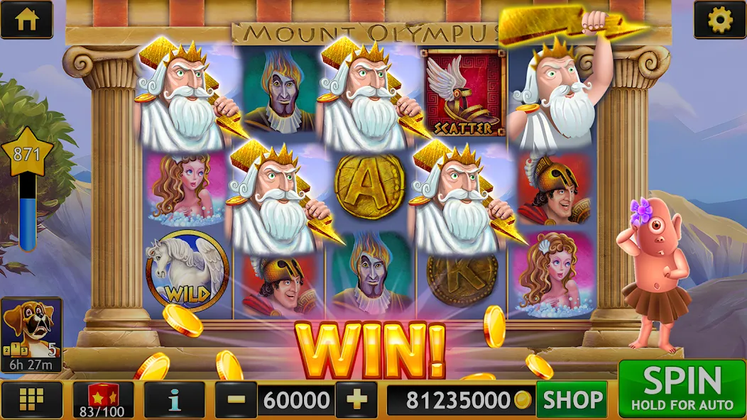 Vegas Slots Galaxy (Вегас Слотс Гэлэкси) МОД/Взлом [Бесконечные деньги, Монеты и Мега MOD] Screenshot 1