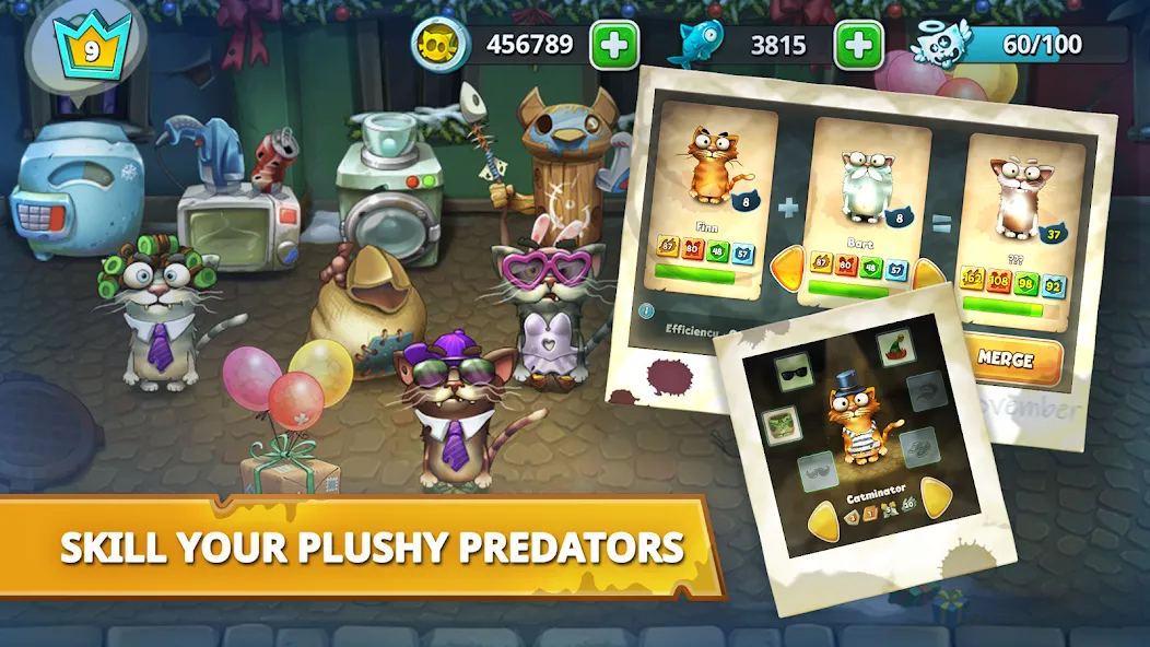 Cats Empire: Kitten simulation МОД/Взлом [Меню, Бесконечные монеты и Открытые уровни] Screenshot 2