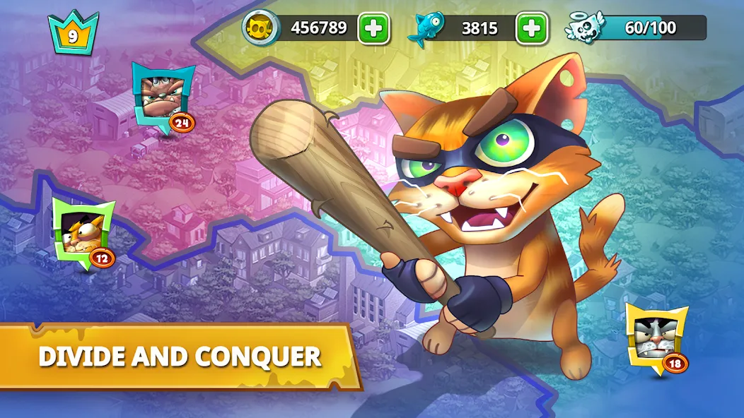 Cats Empire: Kitten simulation МОД/Взлом [Меню, Бесконечные монеты и Открытые уровни] Screenshot 4