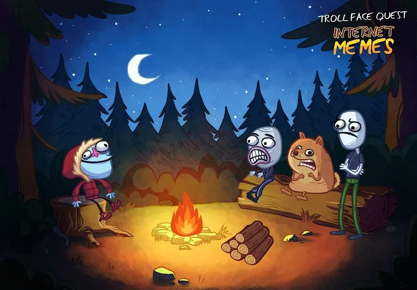 Troll Face Quest Internet Meme (Тролль Фейс Квест Интернет Мем) МОД/Взлом [Все открыто, Дополнительные деньги и Меню MOD] Screenshot 2