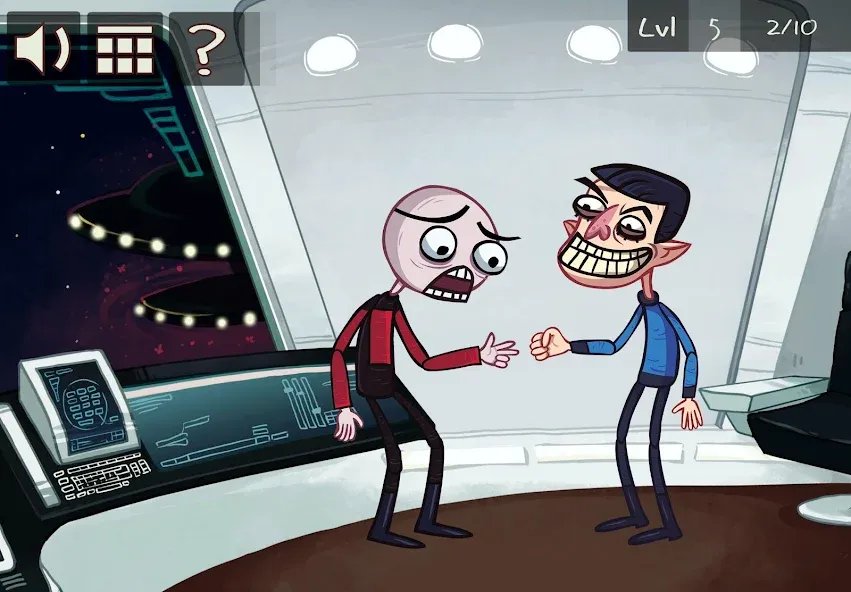 Troll Face Quest: TV Shows МОД/Взлом [Меню, Бесконечные монеты и Открытые уровни] Screenshot 3