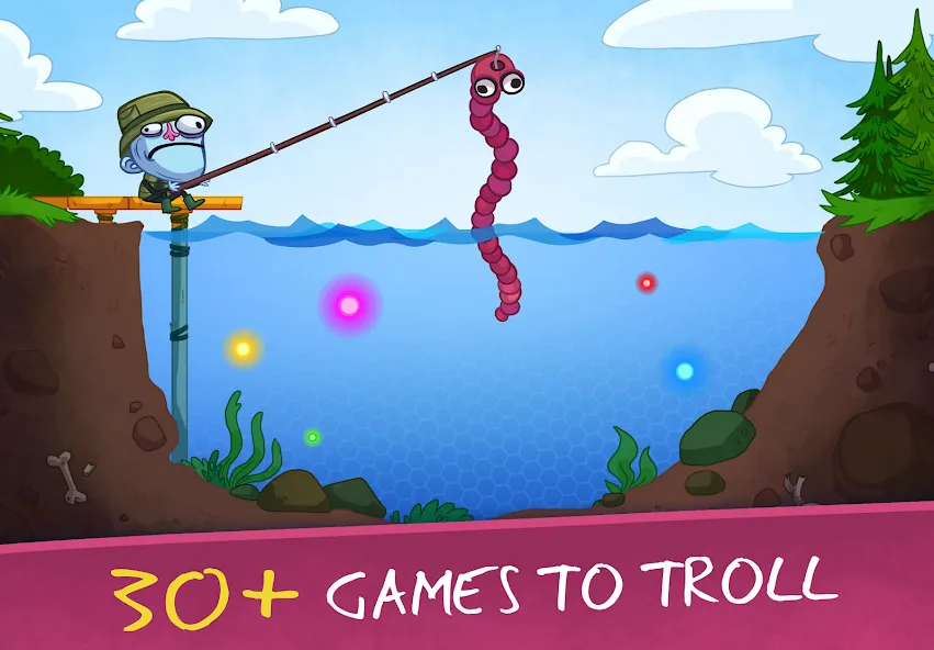 Troll Face Quest: VideoGames 2 (Тролль Фейс Квест Видеоигры 2) МОД/Взлом [Меню, Бесконечные монеты и Открытые уровни] Screenshot 2