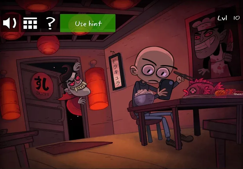 Troll Face Quest: Horror 2 (Тролль Фейс Квест) МОД/Взлом [Все открыто, Дополнительные деньги и Меню MOD] Screenshot 5