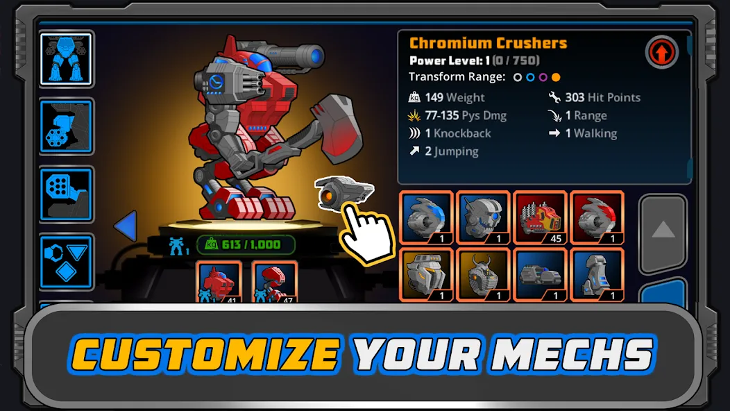 Super Mechs (Супер Мехи) МОД/Взлом [Много монет, Открытые уровни и Мега MOD] Screenshot 3