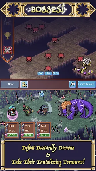 Cave Heroes:Idle Dungeon RPG (Кейв Хероес) МОД/Взлом [Много денег, Монет и Все открыто] Screenshot 2