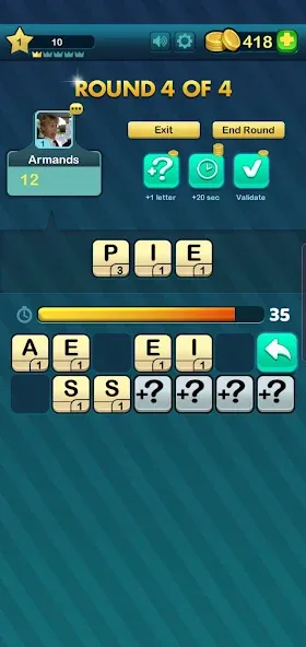 Word Battle (Уорд Баттл) МОД/Взлом [Все открыто, Дополнительные деньги и Меню MOD] Screenshot 2