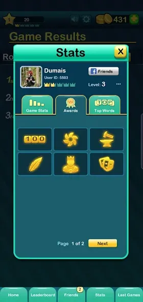 Word Battle (Уорд Баттл) МОД/Взлом [Все открыто, Дополнительные деньги и Меню MOD] Screenshot 3