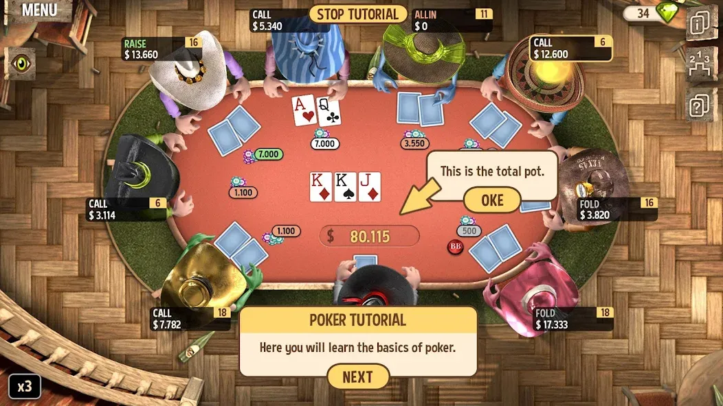 Learn Poker - How to Play МОД/Взлом [Много денег, Монет и Все открыто] Screenshot 2