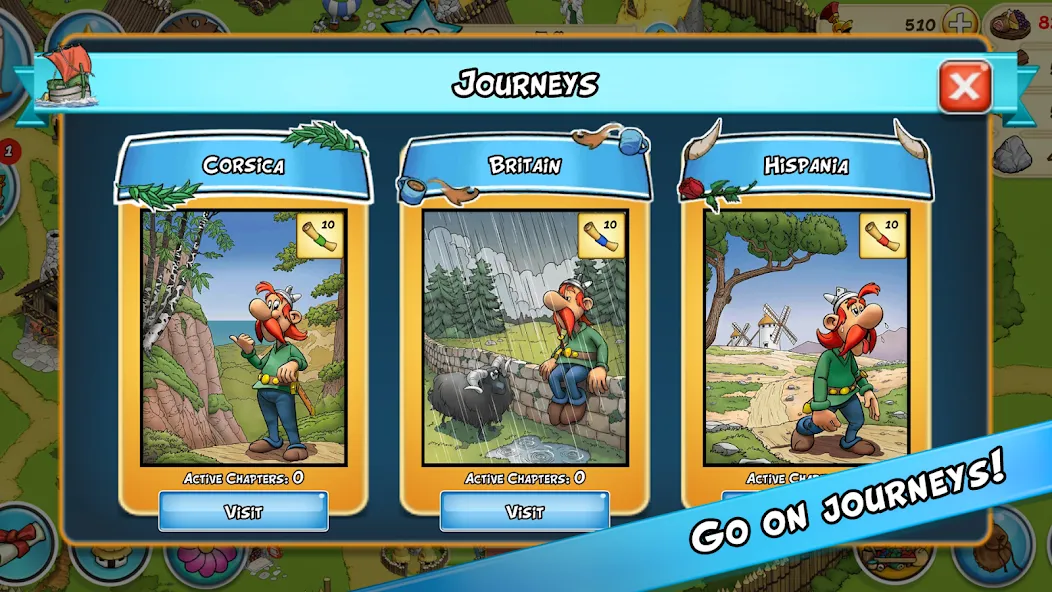 Asterix and Friends (Астерикс и друзья) МОД/Взлом [Деньги, Монеты и Меню MOD] Screenshot 2