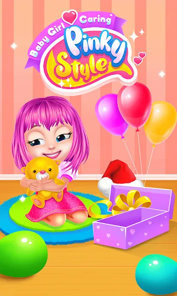 Baby Girl Caring Pinky Style (Беби Грл Керинг Пинки Стайл) МОД/Взлом [Деньги, Монеты и Меню MOD] Screenshot 4