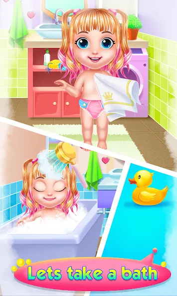 Baby Girl Caring Pinky Style (Беби Грл Керинг Пинки Стайл) МОД/Взлом [Деньги, Монеты и Меню MOD] Screenshot 5