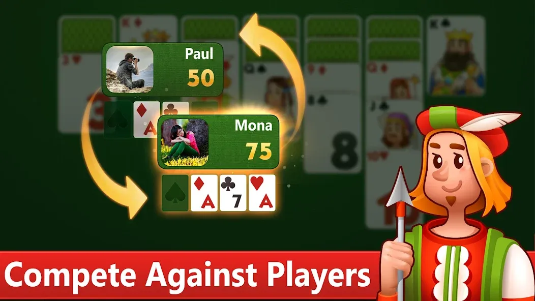 Klondike Solitaire card game МОД/Взлом [Деньги, Монеты и Меню MOD] Screenshot 5