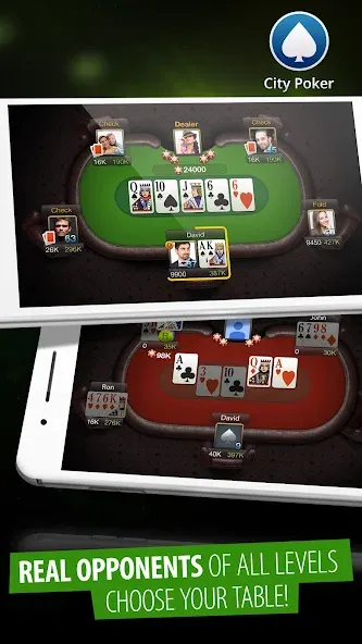 City Poker: Holdem, Omaha (Сити Покер) МОД/Взлом [Деньги, Монеты и Меню MOD] Screenshot 5