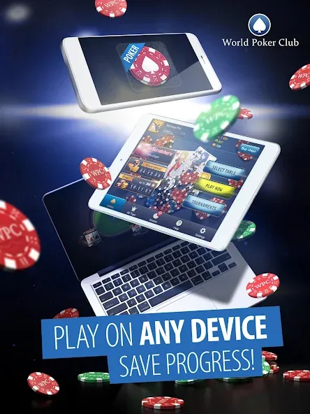 Poker Games: World Poker Club (Покер Гейм) МОД/Взлом [Много монет, Открытые уровни и Мега MOD] Screenshot 3