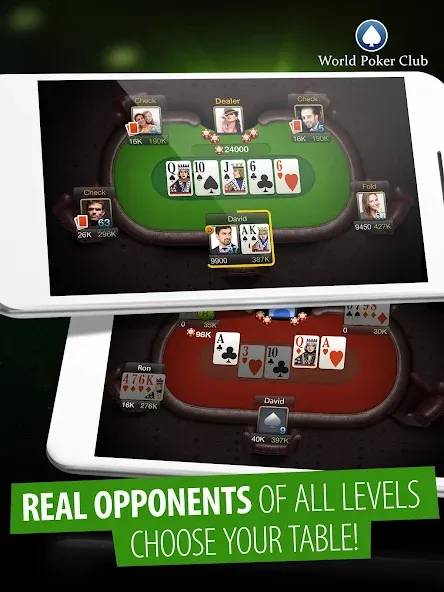 Poker Games: World Poker Club (Покер Гейм) МОД/Взлом [Много монет, Открытые уровни и Мега MOD] Screenshot 5