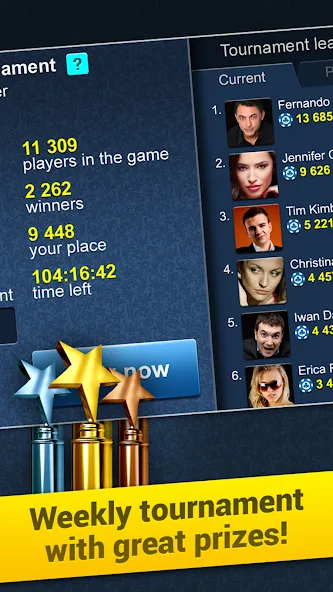 Poker Arena: texas holdem game (Покер Арена) МОД/Взлом [Меню, Бесконечные монеты и Открытые уровни] Screenshot 3