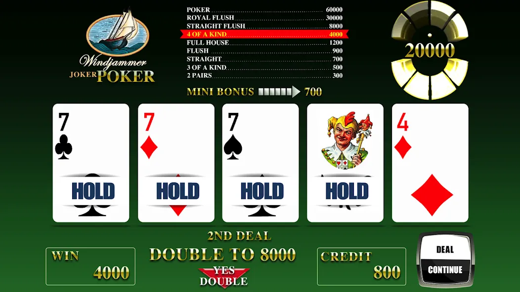 Windjammer Poker — скриншот 3 Windjammer Poker — скриншот 3