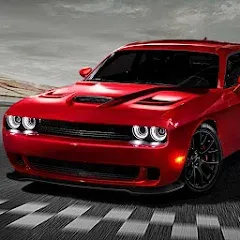 Скачать Взломанная American Muscle Car Racing на Андроид (Много денег)
