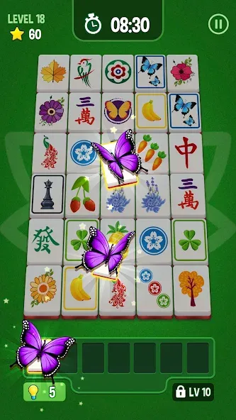 Mahjong Triple 3D -Tile Match (Маджонг Трипл 3Д) МОД/Взлом [Много денег, Монет и Все открыто] Screenshot 1