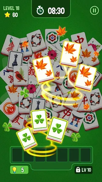 Mahjong Triple 3D -Tile Match (Маджонг Трипл 3Д) МОД/Взлом [Много денег, Монет и Все открыто] Screenshot 5