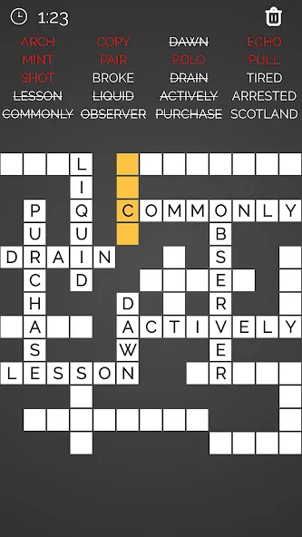 Crossword : Word Fill МОД/Взлом [Много монет, Открытые уровни и Мега MOD] Screenshot 2