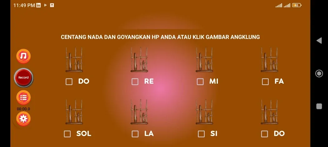 Angklung Instrument (Ангклунг инструмент) МОД/Взлом [Меню, Бесконечные монеты и Открытые уровни] Screenshot 2