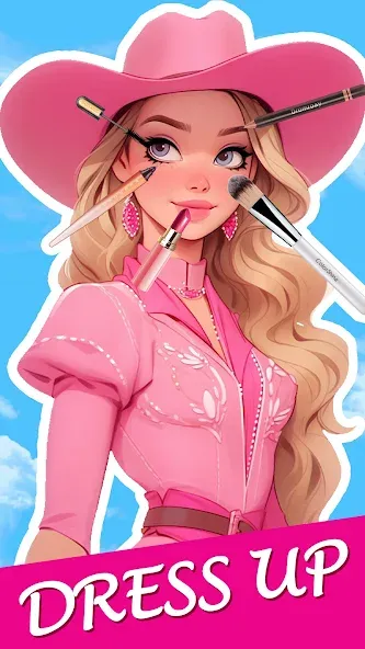 Doll Makeover: dress up games (Долл Мейковер) МОД/Взлом [Меню, Бесконечные монеты и Открытые уровни] Screenshot 1