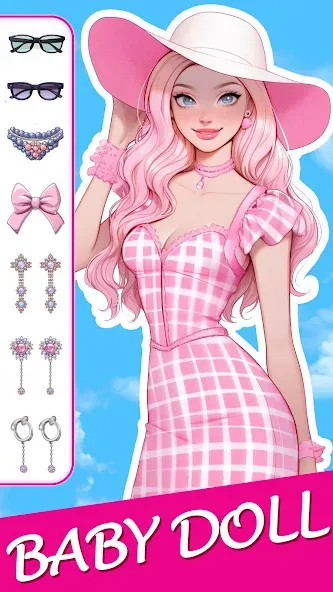Doll Makeover: dress up games (Долл Мейковер) МОД/Взлом [Меню, Бесконечные монеты и Открытые уровни] Screenshot 2