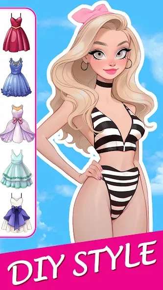Doll Makeover: dress up games (Долл Мейковер) МОД/Взлом [Меню, Бесконечные монеты и Открытые уровни] Screenshot 3