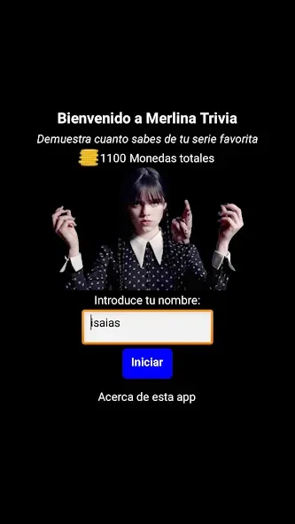 Merlina Trivia en Español МОД/Взлом [Много монет, Открытые уровни и Мега MOD] Screenshot 1