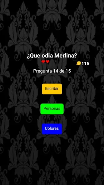 Merlina Trivia en Español МОД/Взлом [Много монет, Открытые уровни и Мега MOD] Screenshot 3