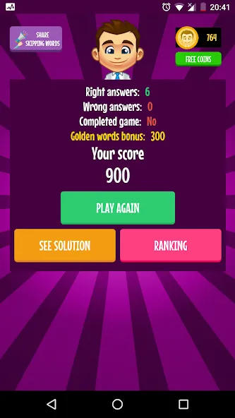 Alphabet Game (Пасапалабра) МОД/Взлом [Много монет, Открытые уровни и Мега MOD] Screenshot 3
