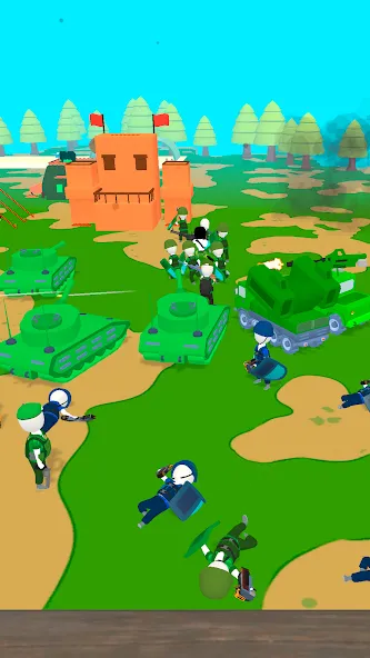 Island Warfare 3D: Guns' Land (Айленд Ворфер) МОД/Взлом [Все открыто, Дополнительные деньги и Меню MOD] Screenshot 3
