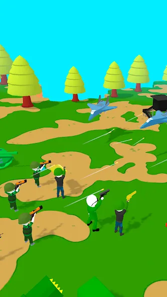 Island Warfare 3D: Guns' Land (Айленд Ворфер) МОД/Взлом [Все открыто, Дополнительные деньги и Меню MOD] Screenshot 5