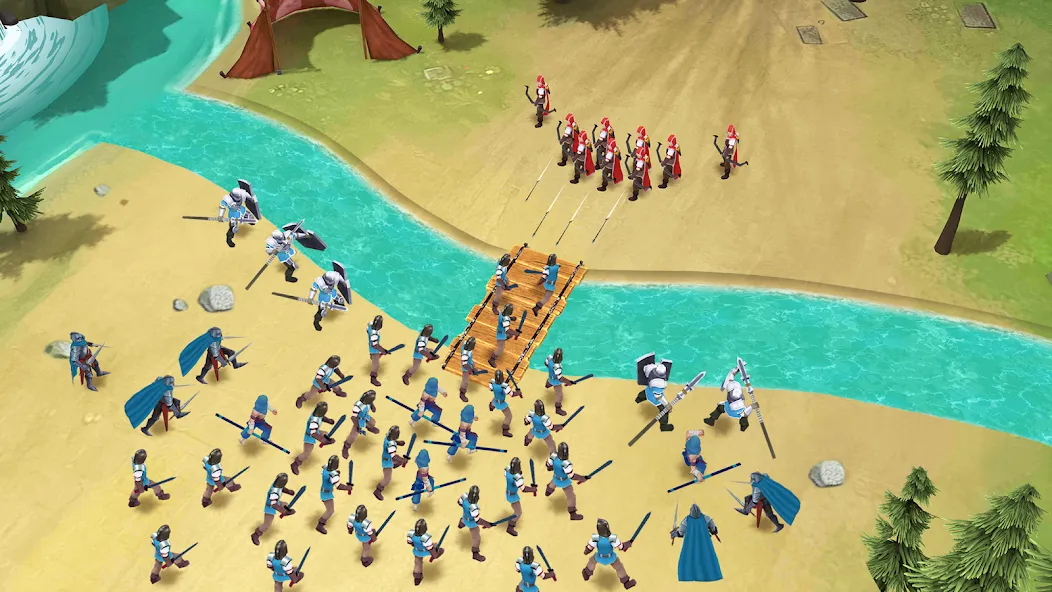 Kingdom Clash - Strategy Game (Кингдом Клаш) МОД/Взлом [Меню, Бесконечные монеты и Открытые уровни] Screenshot 1