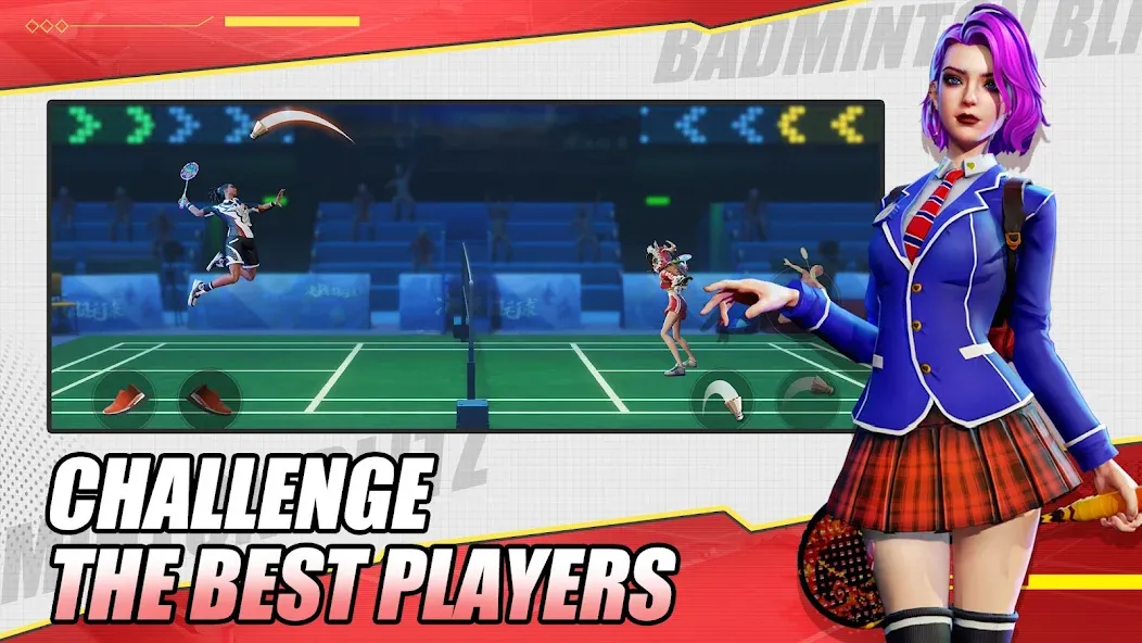 Badminton Blitz - PVP online (Бэдминтон Блиц) МОД/Взлом [Все открыто, Дополнительные деньги и Меню MOD] Screenshot 5