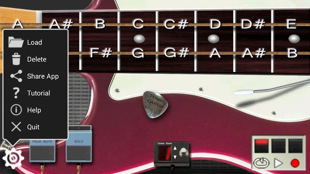 Power guitar HD МОД/Взлом [Все открыто, Дополнительные деньги и Меню MOD] Screenshot 3