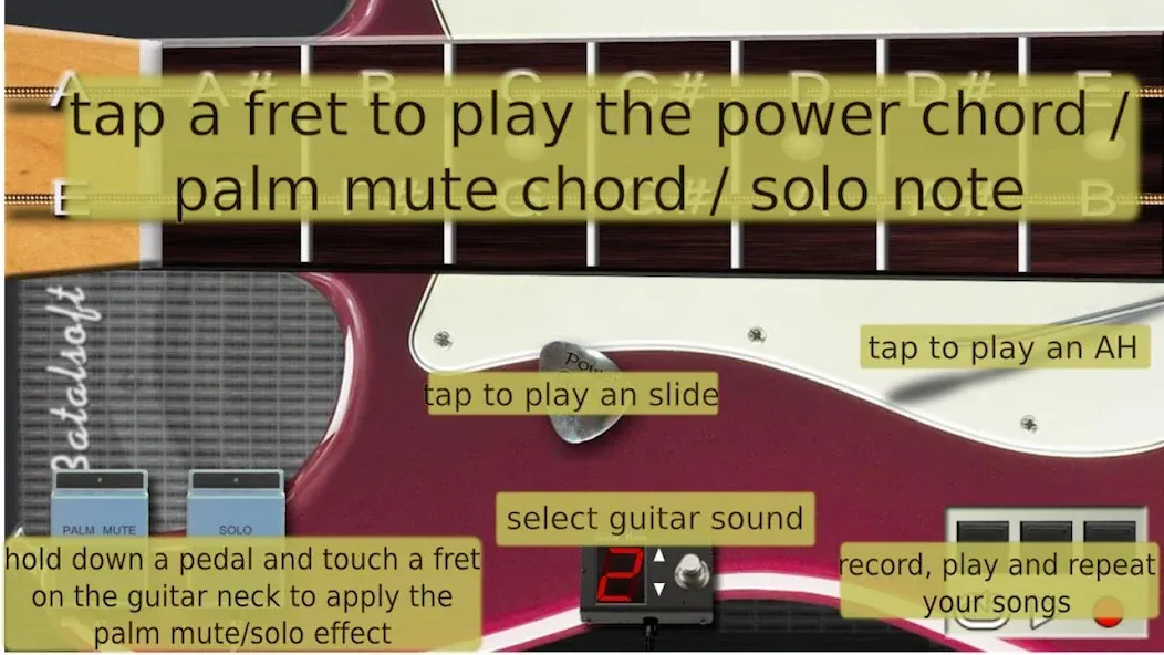Power guitar HD МОД/Взлом [Все открыто, Дополнительные деньги и Меню MOD] Screenshot 4