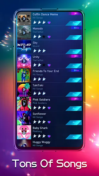 Piano Fire: Edm Music & Piano (Пиано Файр) МОД/Взлом [Бесконечные деньги, Монеты и Мега MOD] Screenshot 4