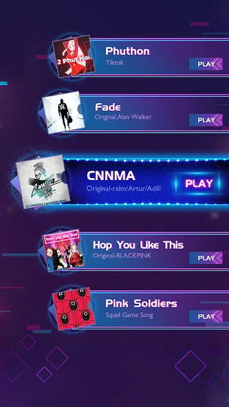 Piano Music Hop: EDM Rush! (Пиано музыка хоп) МОД/Взлом [Много денег, Монет и Все открыто] Screenshot 3